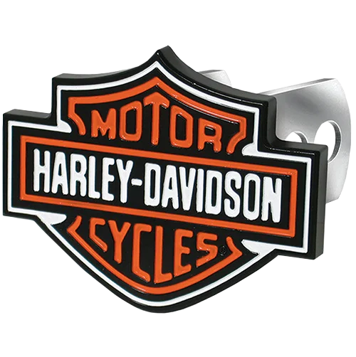 002216 – PLASTICOLOR Trailer Hitch Cover, Fits 2 Inch Receiver True-Color Harley-Davidson Logo Metal